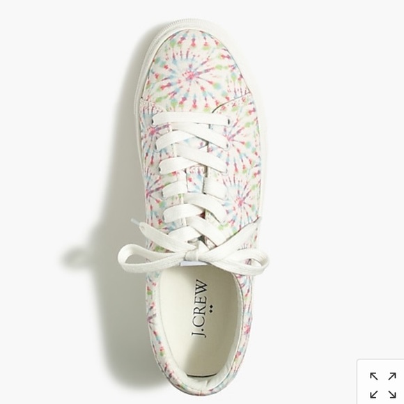 NWT J.Crew Factory Sneakers (Tie-Dye) - Picture 2 of 6